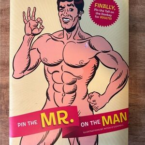 Rare Pin the Mr. on the Man Game